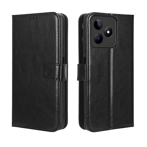 Funda de Cuero Cartera con Soporte Carcasa BY5 para Realme Narzo N53 Negro