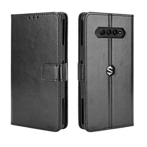 Funda de Cuero Cartera con Soporte Carcasa BY5 para Xiaomi Black Shark 4 Pro 5G Negro