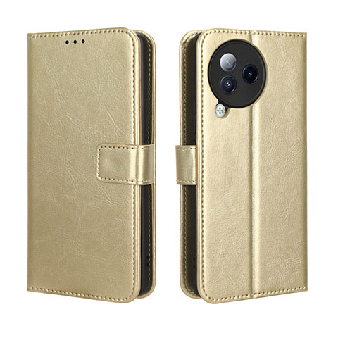 Funda de Cuero Cartera con Soporte Carcasa BY5 para Xiaomi Civi 3 5G Oro