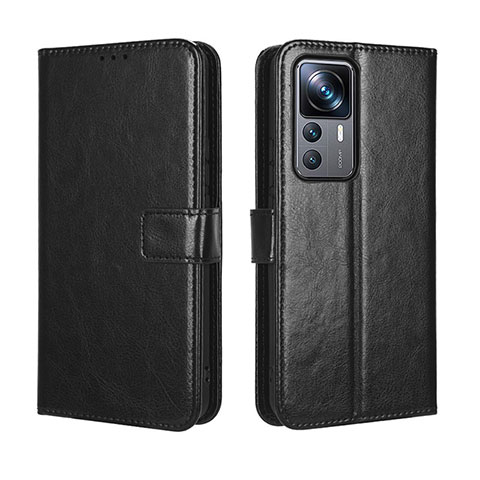 Funda de Cuero Cartera con Soporte Carcasa BY5 para Xiaomi Mi 12T 5G Negro