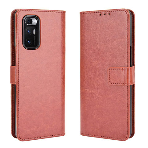 Funda de Cuero Cartera con Soporte Carcasa BY5 para Xiaomi Mix Fold 5G Marron