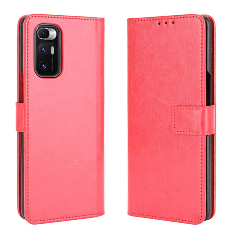 Funda de Cuero Cartera con Soporte Carcasa BY5 para Xiaomi Mix Fold 5G Rojo