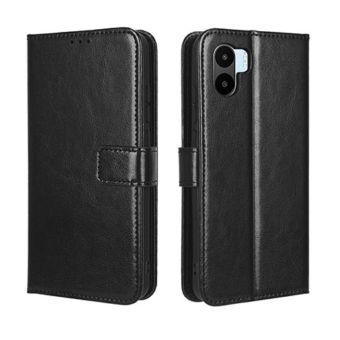 Funda de Cuero Cartera con Soporte Carcasa BY5 para Xiaomi Poco C50 Negro