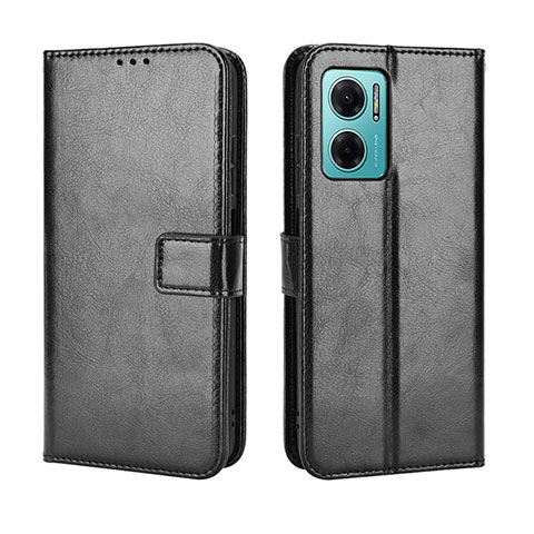 Funda de Cuero Cartera con Soporte Carcasa BY5 para Xiaomi Redmi 10 5G Negro