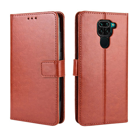 Funda de Cuero Cartera con Soporte Carcasa BY5 para Xiaomi Redmi 10X 4G Marron