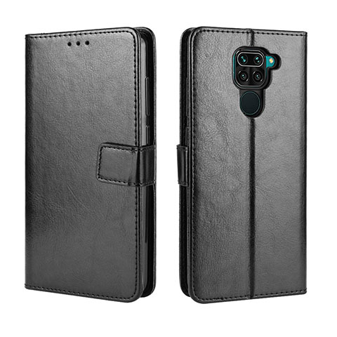 Funda de Cuero Cartera con Soporte Carcasa BY5 para Xiaomi Redmi 10X 4G Negro