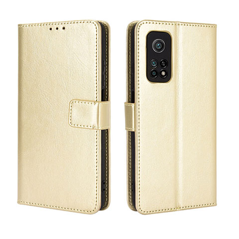 Funda de Cuero Cartera con Soporte Carcasa BY5 para Xiaomi Redmi K30S 5G Oro