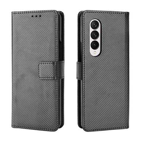 Funda de Cuero Cartera con Soporte Carcasa BY6 para Samsung Galaxy Z Fold4 5G Negro