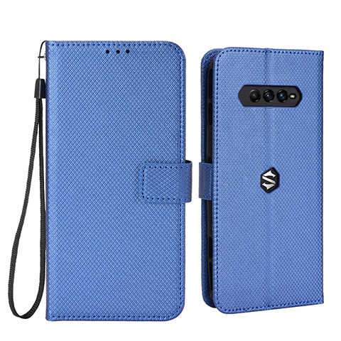 Funda de Cuero Cartera con Soporte Carcasa BY6 para Xiaomi Black Shark 4 Pro 5G Azul