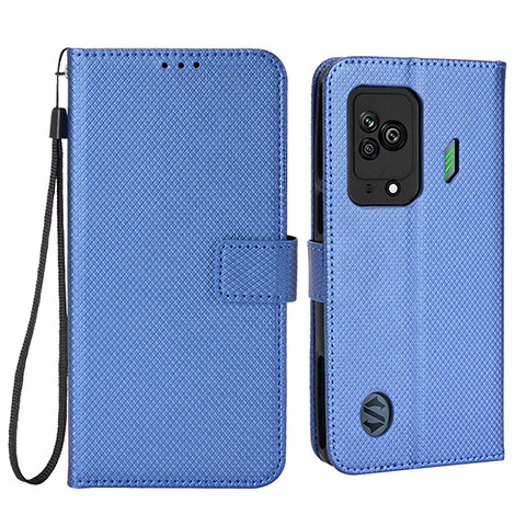 Funda de Cuero Cartera con Soporte Carcasa BY6 para Xiaomi Black Shark 5 5G Azul