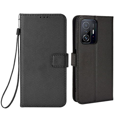 Funda de Cuero Cartera con Soporte Carcasa BY6 para Xiaomi Mi 11T 5G Negro