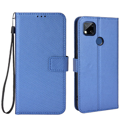 Funda de Cuero Cartera con Soporte Carcasa BY6 para Xiaomi POCO C31 Azul