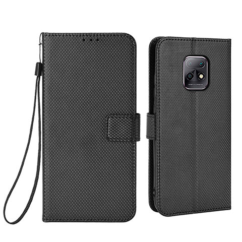 Funda de Cuero Cartera con Soporte Carcasa BY6 para Xiaomi Redmi 10X 5G Negro