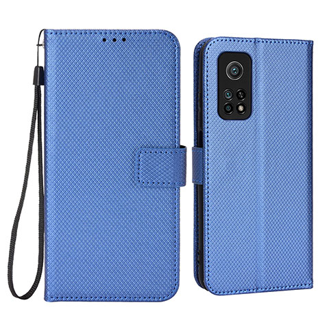 Funda de Cuero Cartera con Soporte Carcasa BY6 para Xiaomi Redmi K30S 5G Azul