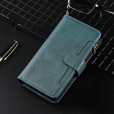 Funda de Cuero Cartera con Soporte Carcasa BY7 para Xiaomi Redmi 10 (2022) Verde