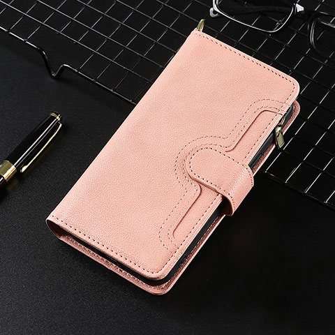 Funda de Cuero Cartera con Soporte Carcasa BY7 para Xiaomi Redmi 10 4G Oro Rosa