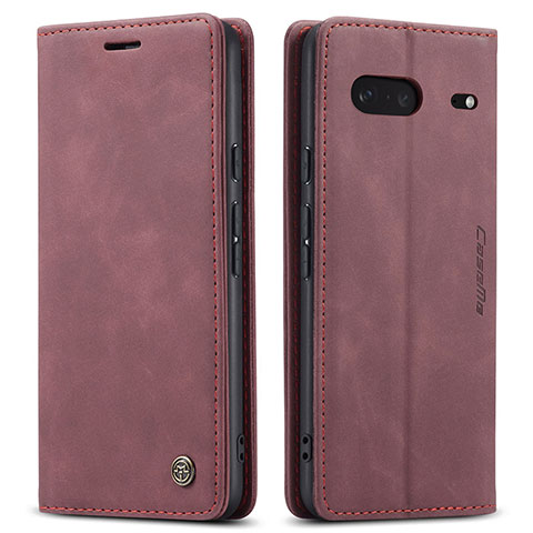 Funda de Cuero Cartera con Soporte Carcasa C01S para Google Pixel 7 5G Rojo Rosa