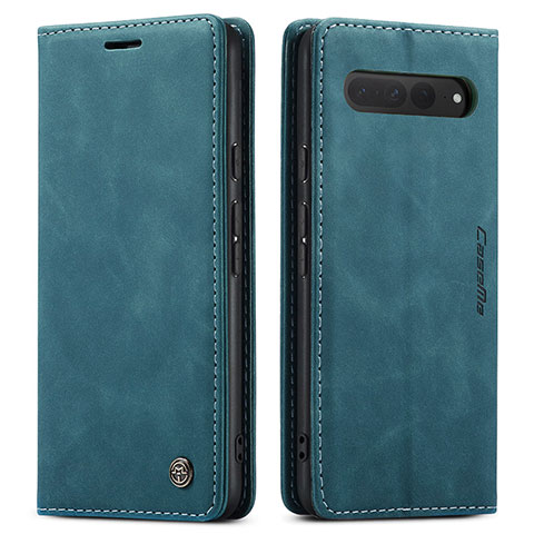 Funda de Cuero Cartera con Soporte Carcasa C01S para Google Pixel 7 Pro 5G Azul