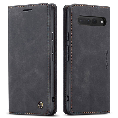 Funda de Cuero Cartera con Soporte Carcasa C01S para Google Pixel 7 Pro 5G Negro