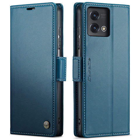 Funda de Cuero Cartera con Soporte Carcasa C01S para Motorola Moto G Stylus (2023) 4G Azul