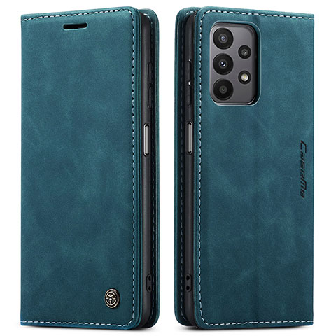 Funda de Cuero Cartera con Soporte Carcasa C01S para Samsung Galaxy A23 4G Azul