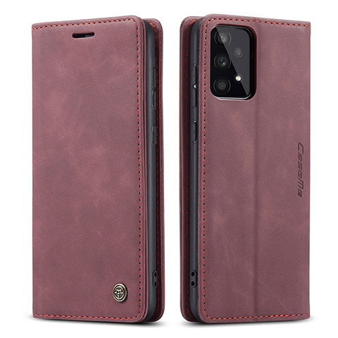 Funda de Cuero Cartera con Soporte Carcasa C01S para Samsung Galaxy A33 5G Rojo Rosa