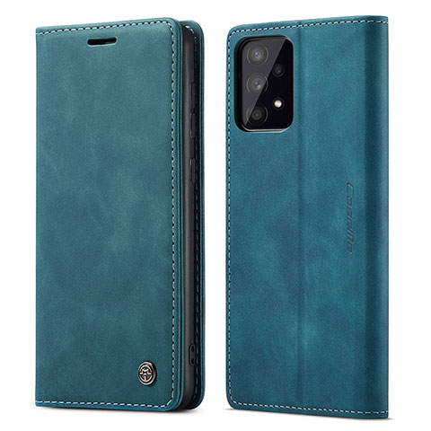 Funda de Cuero Cartera con Soporte Carcasa C01S para Samsung Galaxy A53 5G Azul