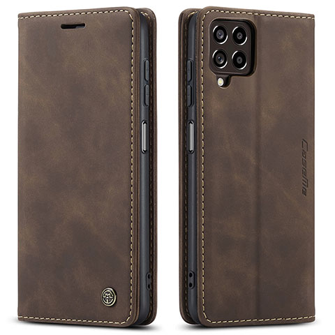 Funda de Cuero Cartera con Soporte Carcasa C01S para Samsung Galaxy M33 5G Marron