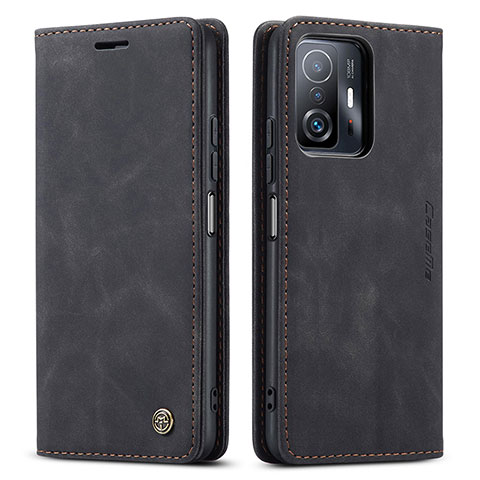 Funda de Cuero Cartera con Soporte Carcasa C01S para Xiaomi Mi 11T Pro 5G Negro