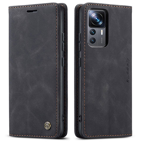 Funda de Cuero Cartera con Soporte Carcasa C01S para Xiaomi Redmi K50 Ultra 5G Negro