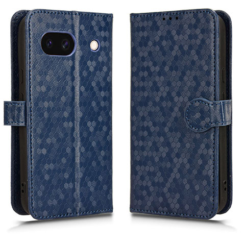 Funda de Cuero Cartera con Soporte Carcasa C01X para Google Pixel 8a 5G Azul