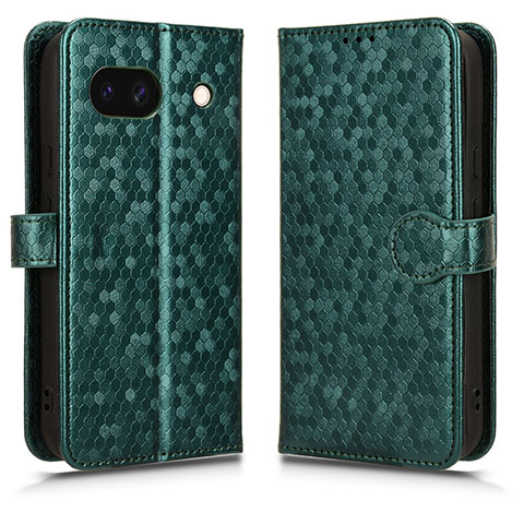 Funda de Cuero Cartera con Soporte Carcasa C01X para Google Pixel 8a 5G Verde