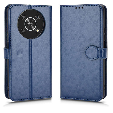 Funda de Cuero Cartera con Soporte Carcasa C01X para Huawei Honor Magic4 Lite 5G Azul