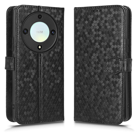 Funda de Cuero Cartera con Soporte Carcasa C01X para Huawei Honor Magic5 Lite 5G Negro