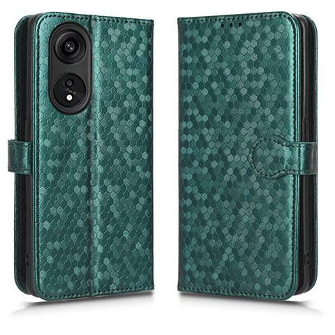 Funda de Cuero Cartera con Soporte Carcasa C01X para Huawei Honor X5 Plus Verde