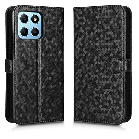 Funda de Cuero Cartera con Soporte Carcasa C01X para Huawei Honor X6 5G Negro