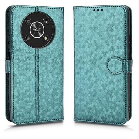 Funda de Cuero Cartera con Soporte Carcasa C01X para Huawei Honor X9 5G Verde