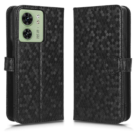 Funda de Cuero Cartera con Soporte Carcasa C01X para Motorola Moto Edge (2023) 5G Negro