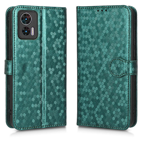 Funda de Cuero Cartera con Soporte Carcasa C01X para Motorola Moto Edge 30 Lite 5G Verde