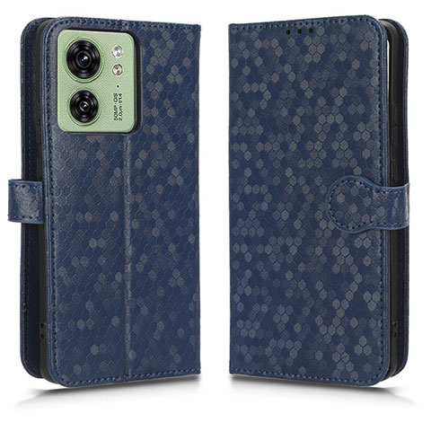 Funda de Cuero Cartera con Soporte Carcasa C01X para Motorola Moto Edge 40 5G Azul