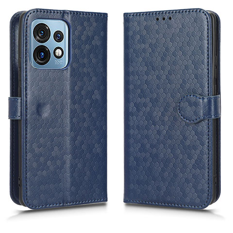 Funda de Cuero Cartera con Soporte Carcasa C01X para Motorola Moto Edge 40 Pro 5G Azul