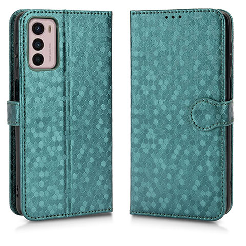 Funda de Cuero Cartera con Soporte Carcasa C01X para Motorola Moto G42 Verde