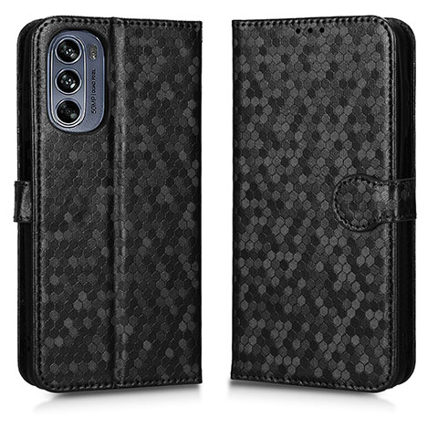 Funda de Cuero Cartera con Soporte Carcasa C01X para Motorola Moto G62 5G Negro