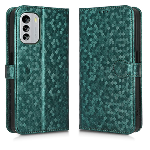 Funda de Cuero Cartera con Soporte Carcasa C01X para Nokia G60 5G Verde