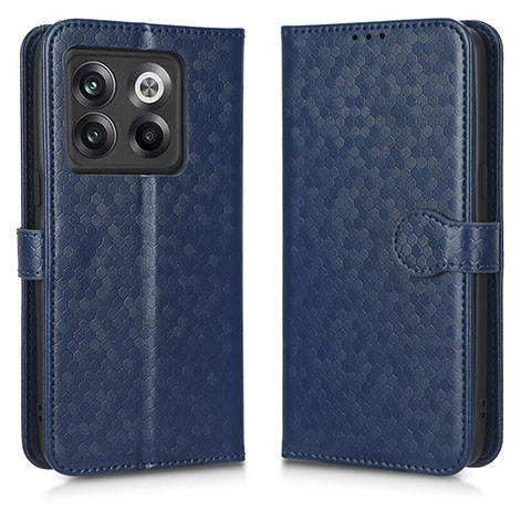 Funda de Cuero Cartera con Soporte Carcasa C01X para OnePlus 10T 5G Azul