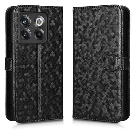 Funda de Cuero Cartera con Soporte Carcasa C01X para OnePlus 10T 5G Negro