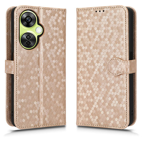 Funda de Cuero Cartera con Soporte Carcasa C01X para OnePlus Nord N30 5G Oro