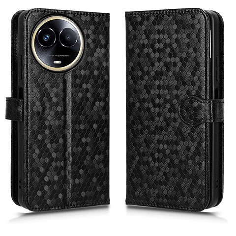 Funda de Cuero Cartera con Soporte Carcasa C01X para Realme 11 5G Negro