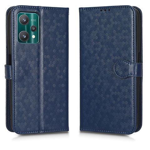 Funda de Cuero Cartera con Soporte Carcasa C01X para Realme 9 Pro 5G Azul