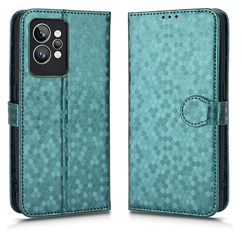 Funda de Cuero Cartera con Soporte Carcasa C01X para Realme GT2 Pro 5G Verde